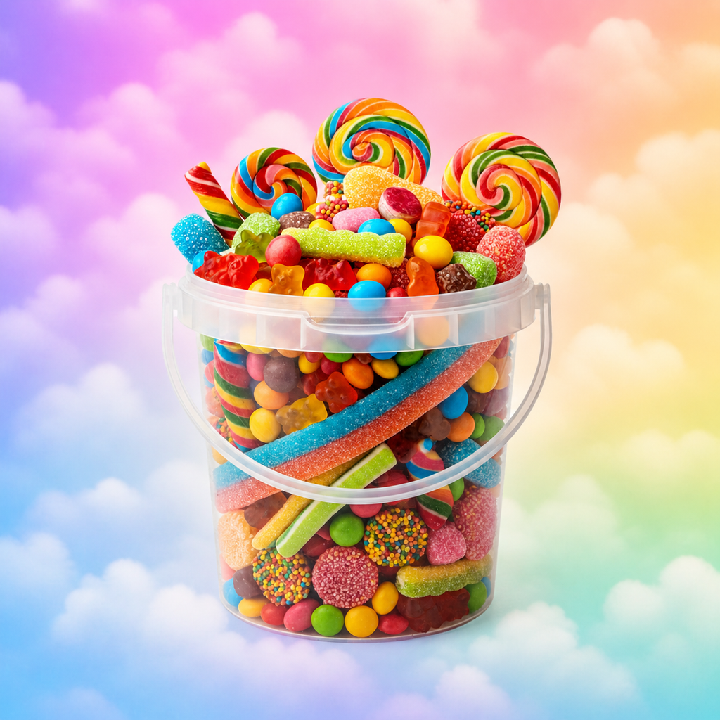 SEAU DE 2KG DE BONBONS